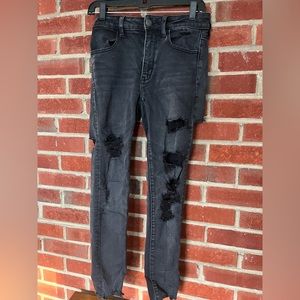 Super distressed American Eagle Jeans